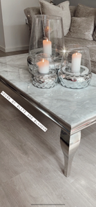 Set Or 3 Silver Dimple Candle Holders (Small, Medium, Large)