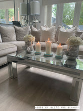 Load image into Gallery viewer, Glitz And Glamour Silver Mirror Coffee Table 110cm x 60cm