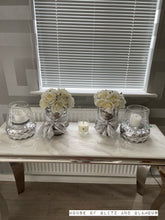 Load image into Gallery viewer, Louis White Marble &amp; Stainless Steel Console Table 120cm x 40cm x 75cm