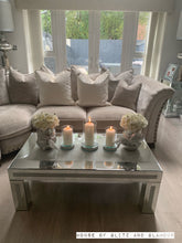 Load image into Gallery viewer, Glitz And Glamour Silver Mirror Coffee Table 110cm x 60cm