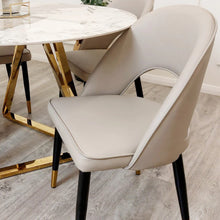 Load image into Gallery viewer, Astro Beige Leather Dining Chair