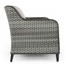 Load image into Gallery viewer, Camden 3 Seater Sofa with 2 Armchairs and Coffee Table in Grey Rattan