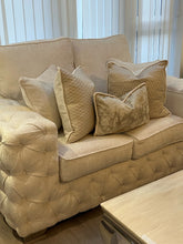 Load image into Gallery viewer, Paris Reversible Cushion in Beige / Gold