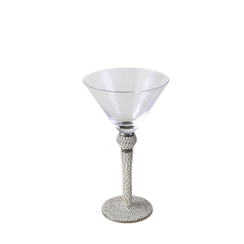 Silver Martini Glass