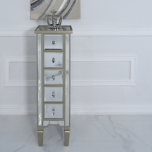 Load image into Gallery viewer, Apollo Vista Dark Champagne 5 Drawer Tallboy Cabinet