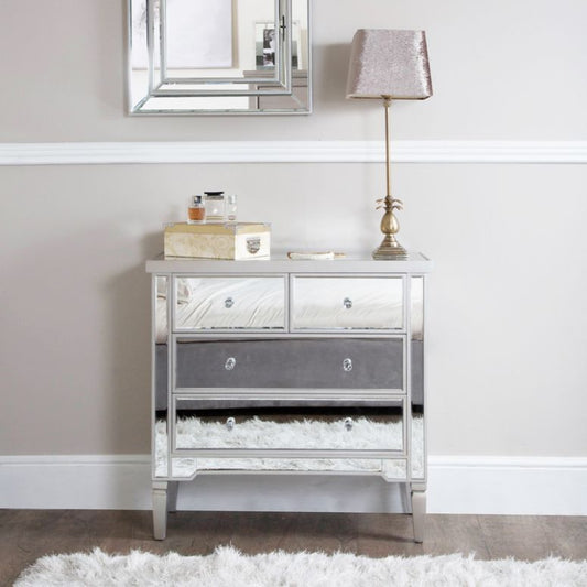 Apollo Vista Silver 4 Drawer Chest