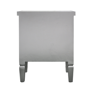 Apollo Vista Silver Bedside Cabinet