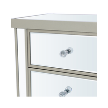 Load image into Gallery viewer, Apollo Vista Dark Champagne Bedside Cabinet