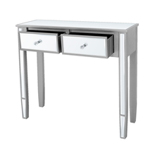 Load image into Gallery viewer, Apollo Vista Silver Trim Console Table