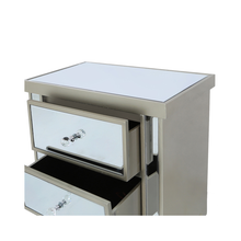 Load image into Gallery viewer, Apollo Vista Dark Champagne Bedside Cabinet