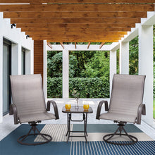 Load image into Gallery viewer, 3 Piece Patio Swivel Motion Set