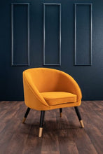 Load image into Gallery viewer, Oakley Tub Chair-Mustard