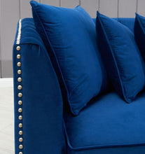 Load image into Gallery viewer, Royal Blue Chester Corner Suite - Right