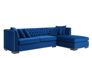 Royal Blue Chester Corner Suite - Right