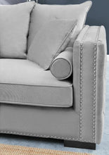 Load image into Gallery viewer, Mayfair Velvet Tufted Grey Corner Suite-Left