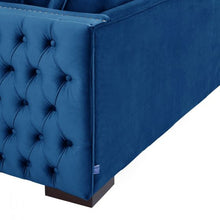 Load image into Gallery viewer, Mayfair Velvet Tufted Royal Blue Corner Suite-Left